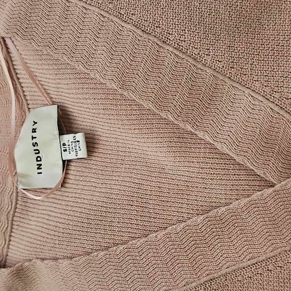 Industry Republic Clothing Cardigan, Rose Beige, Size S
